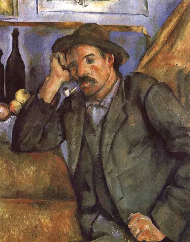 Paul Cezanne The Smoker Norge oil painting art